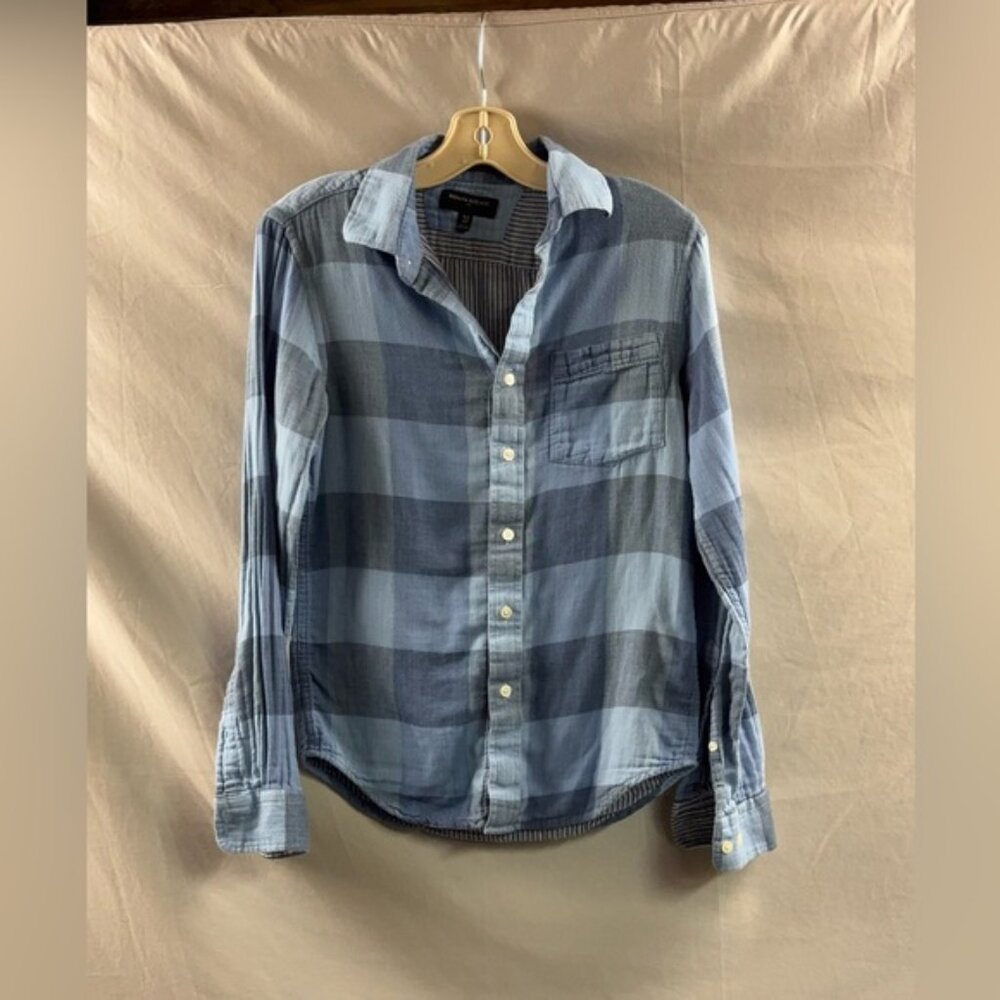 Banana Republic Long Sleeve Untucked Fit Blue XS
